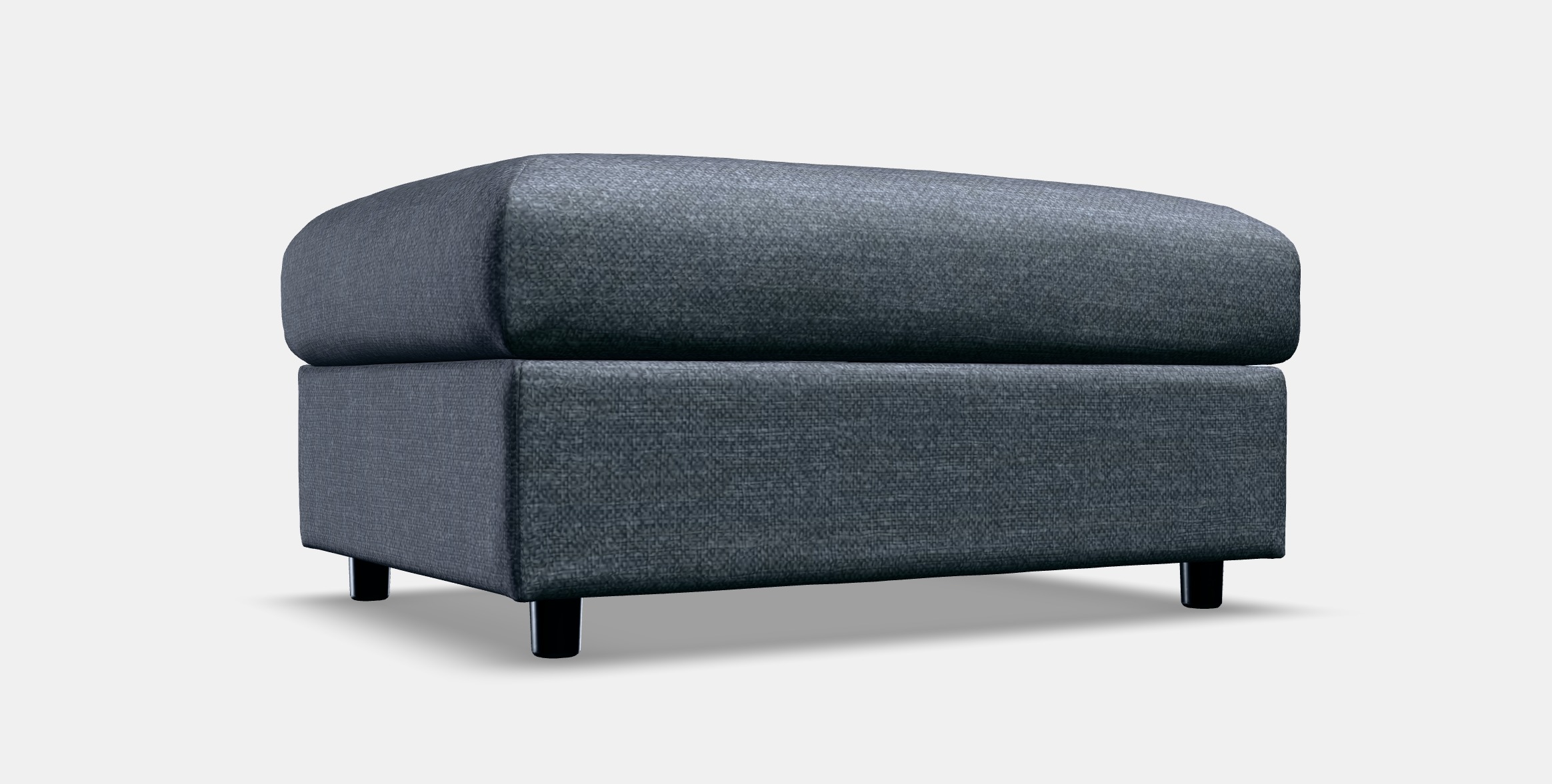 VIMLE Footstool with storage 9 Low-poly 3D model_10