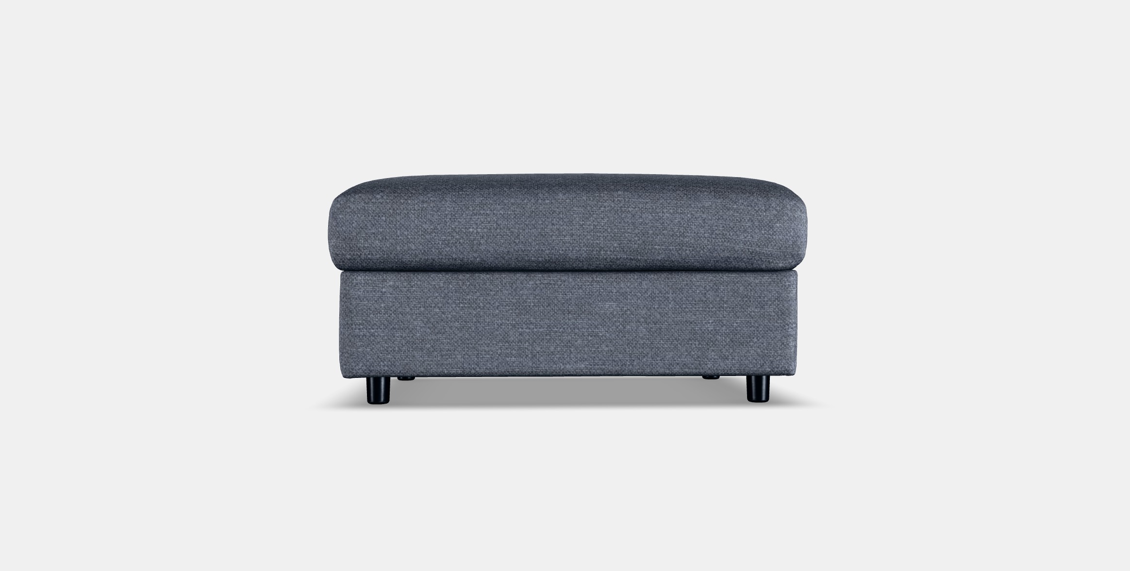 VIMLE Footstool with storage 9 Low-poly 3D model_13