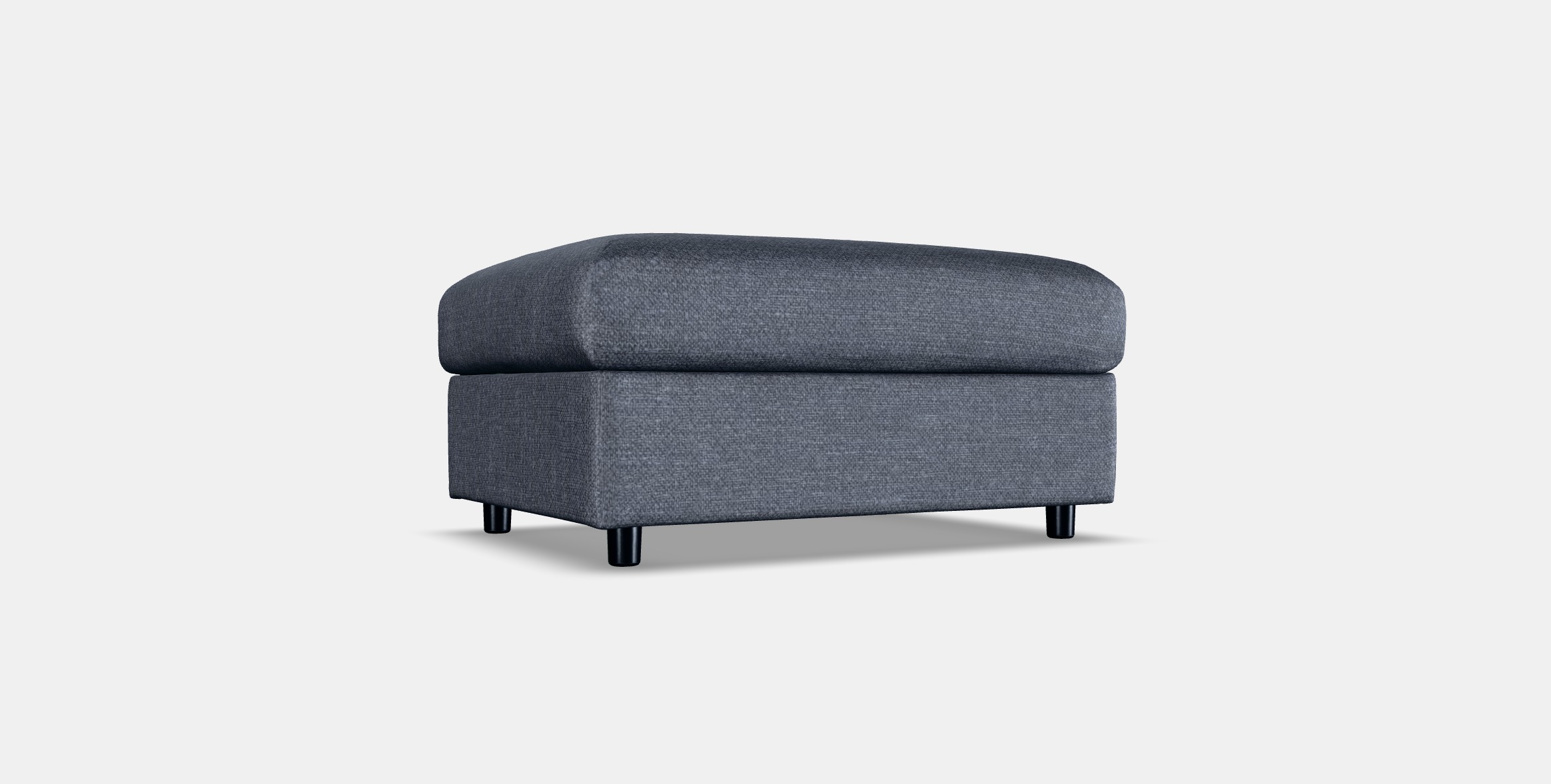 VIMLE Footstool with storage 9 Low-poly 3D model_15