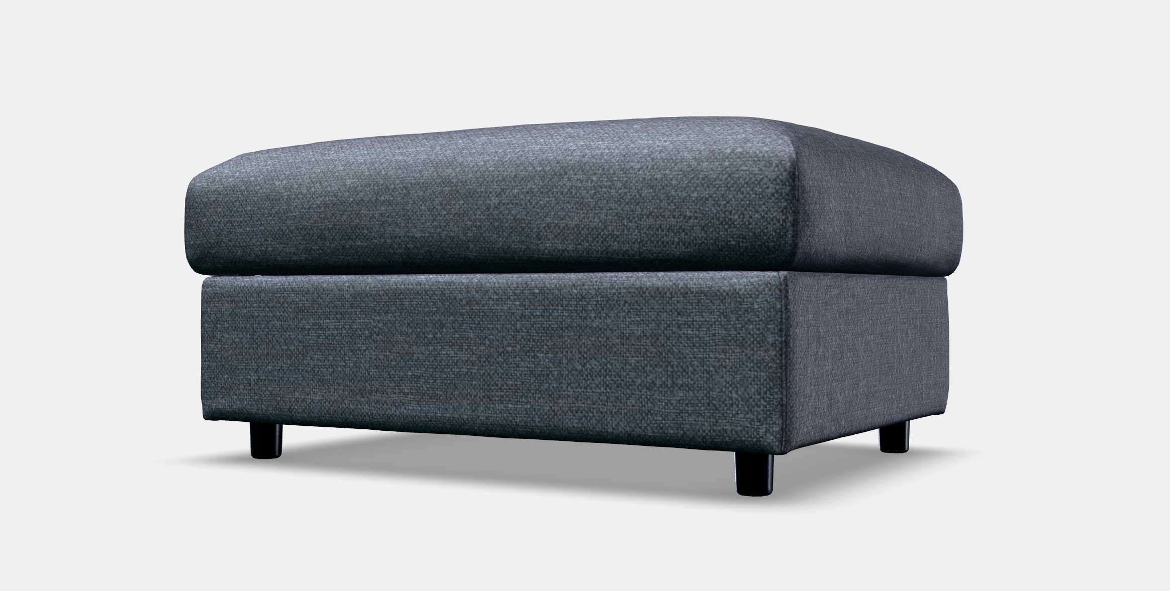 VIMLE Footstool with storage 9 Low-poly 3D model_12