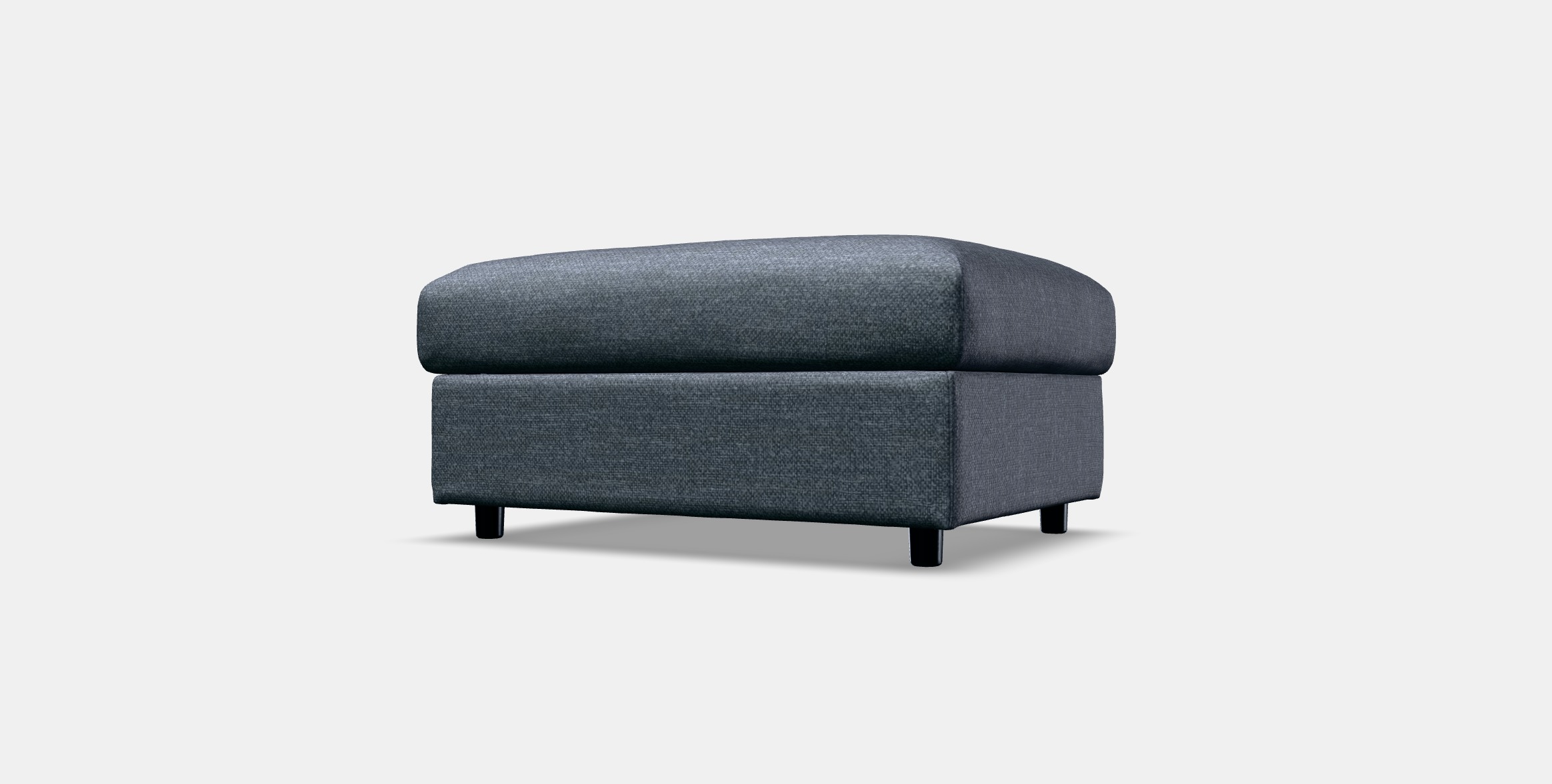 VIMLE Footstool with storage 9 Low-poly 3D model_11