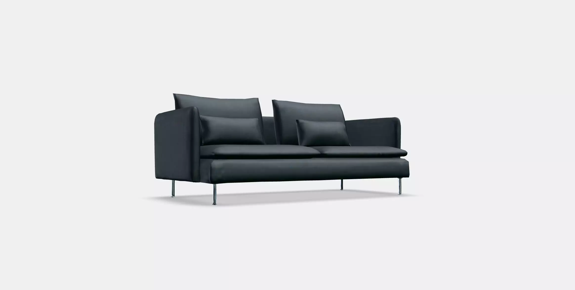SODERHAMN 3-seat sofa 6 Low-poly 3D model_0