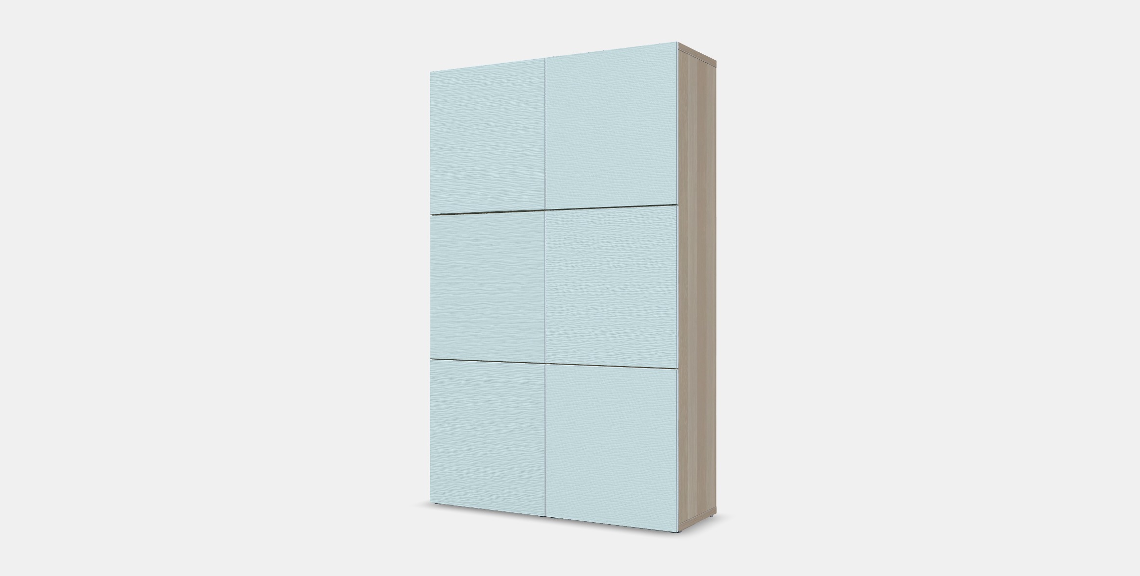 BESTA Storage combination with doors 48 Low-poly 3D model_10