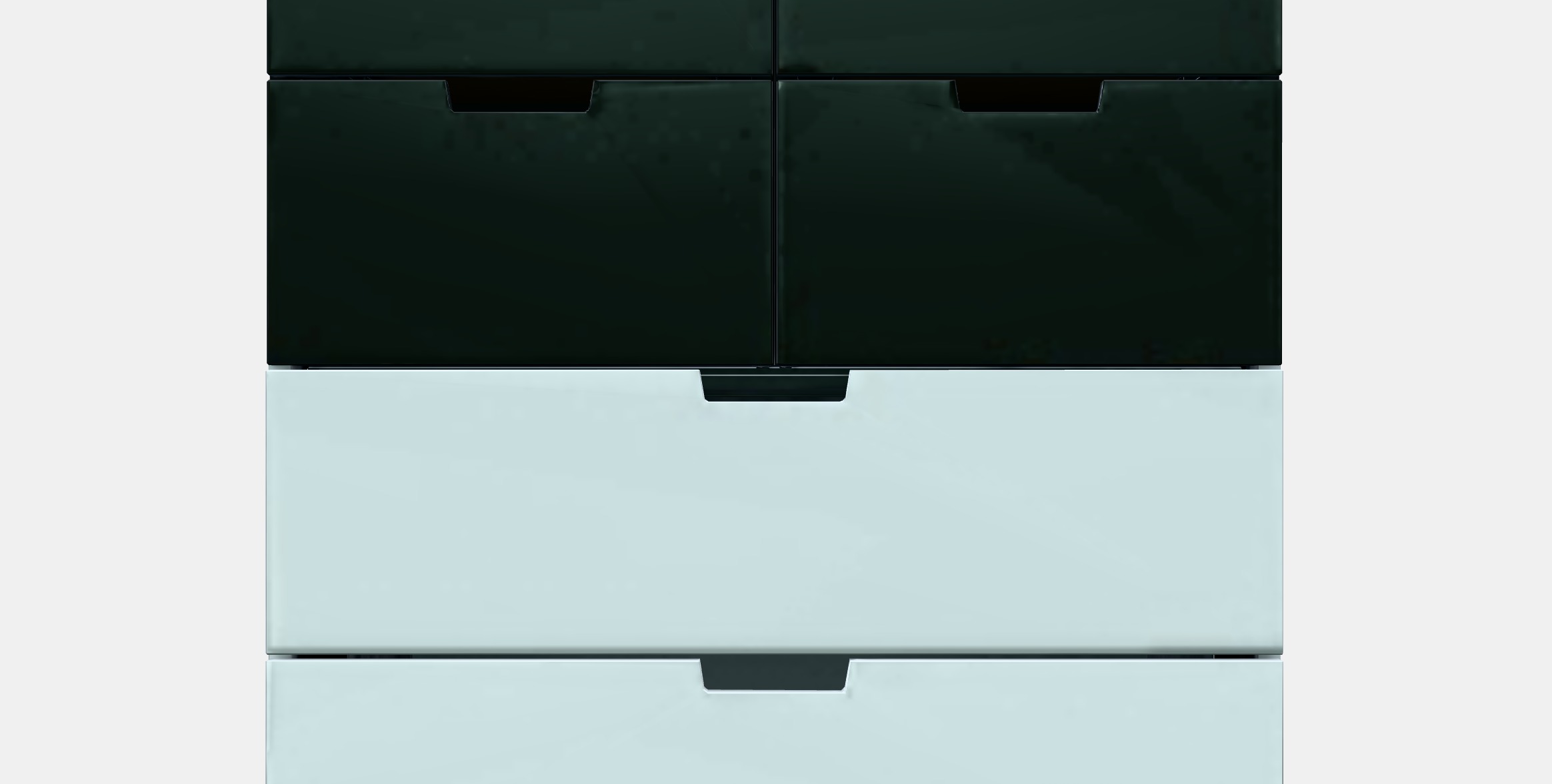 NORDLI Chest of 6 drawers 13 Low-poly 3D model_12