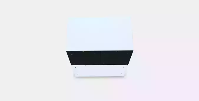 NORDLI Chest of 6 drawers 13 Low-poly 3D model