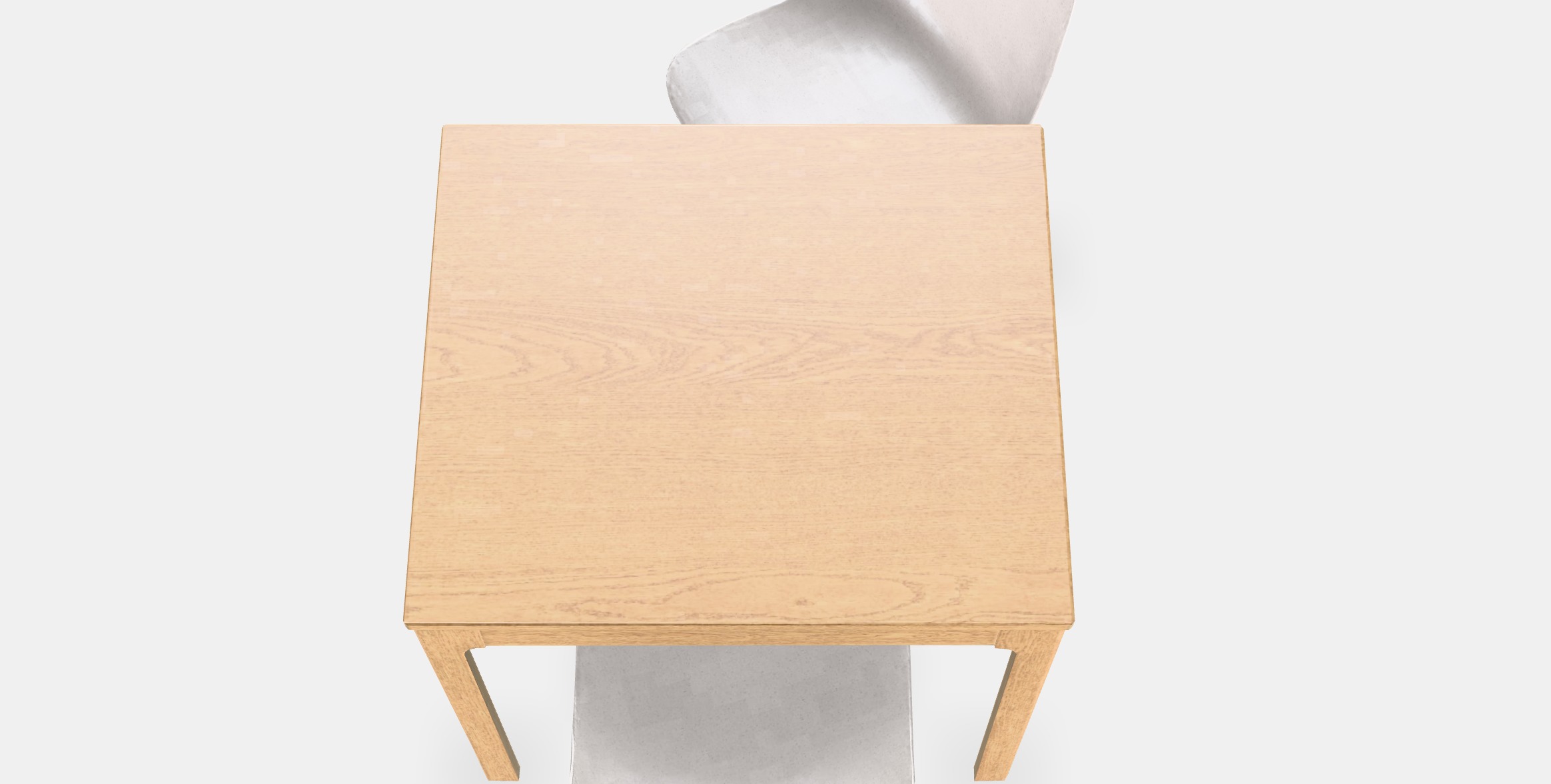 EKEDALEN - ODGER Table and 2 chairs Low-poly 3D model_3