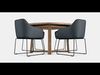 MORBYLANGA - TOSSBERG Table and 4 chairs Low-poly 3D model_1