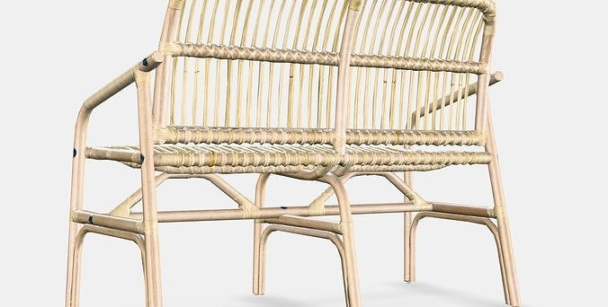 SALNO Bench Low-poly 3D model