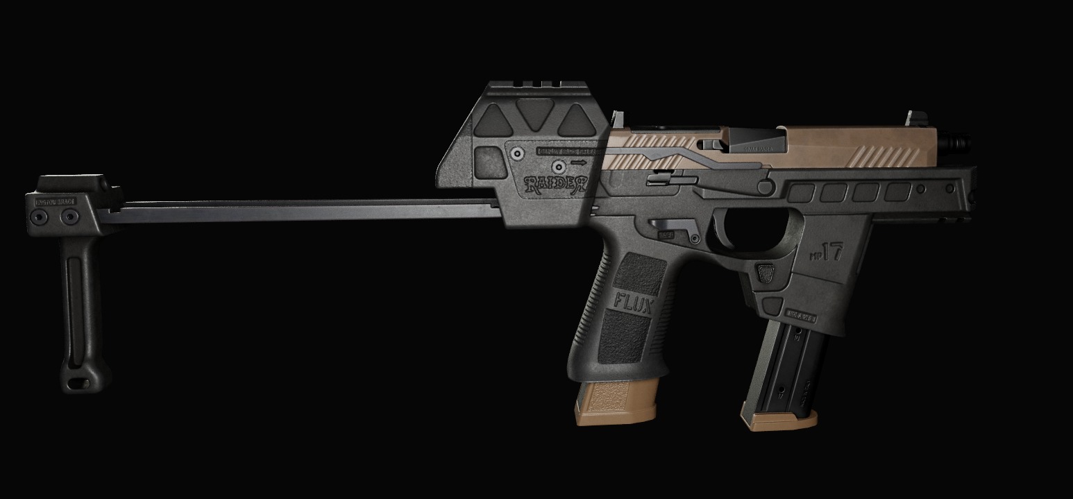 Flux Defense MP17 Raider Low-poly 3D model_1