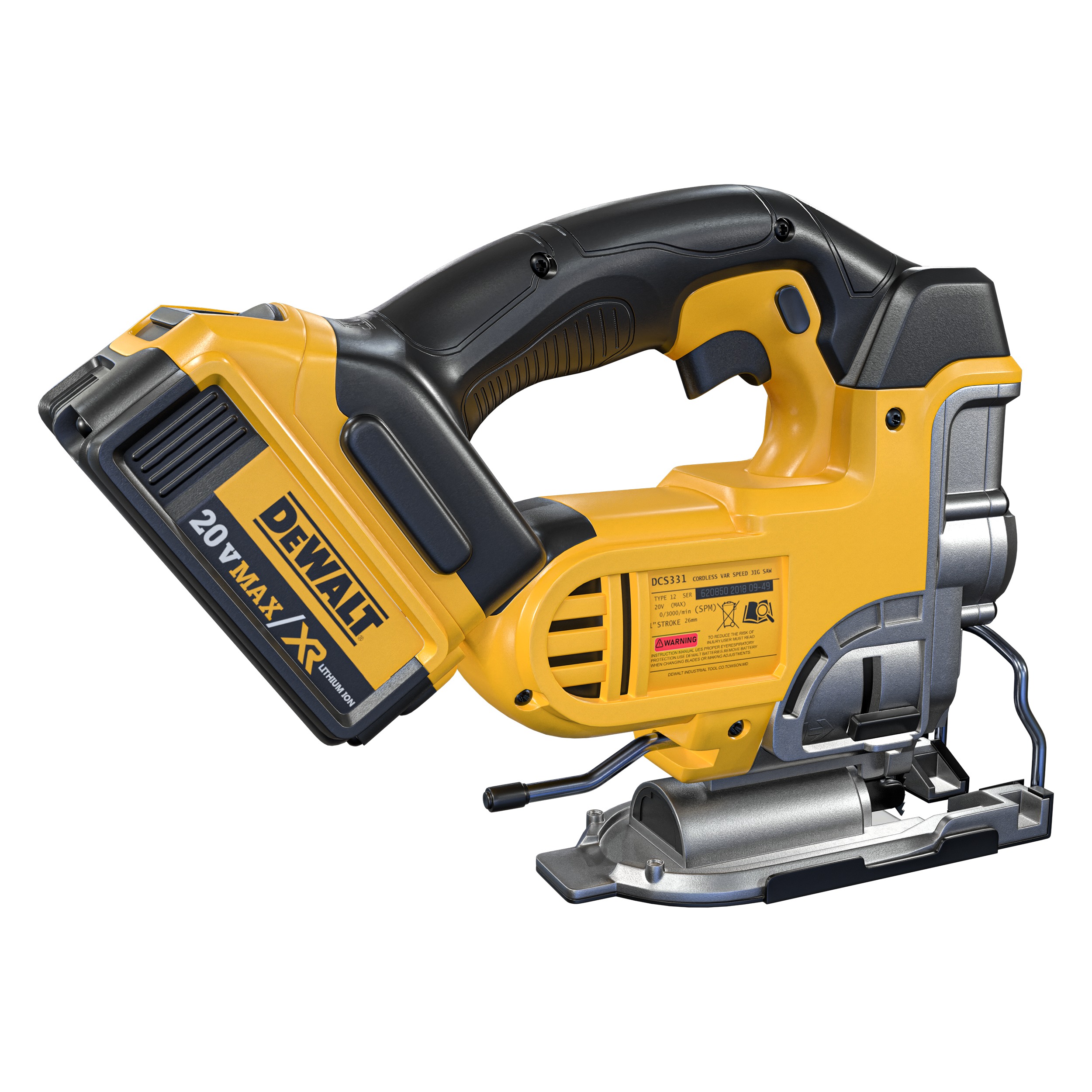 Dewalt Jig Saw DCS331B 20V MAX 3D model_3