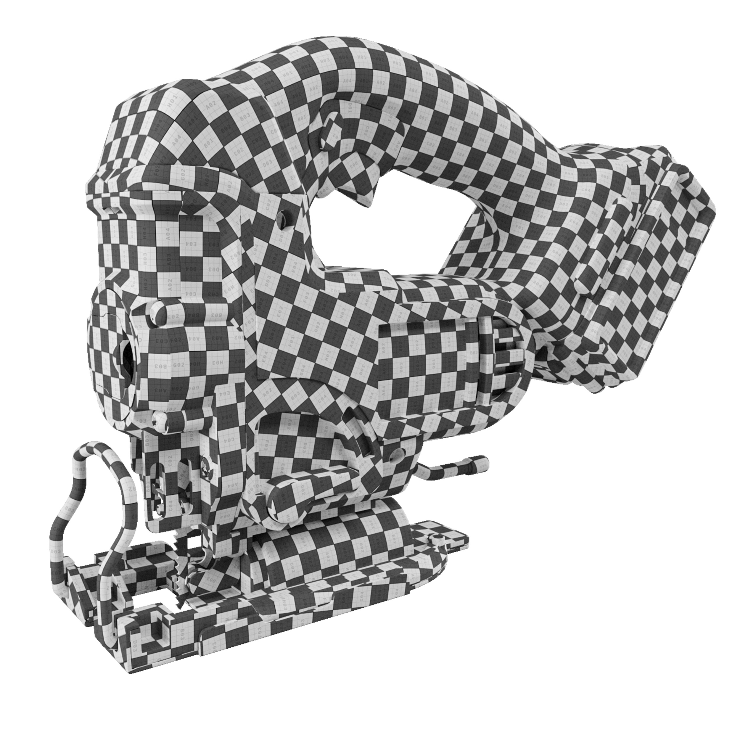 Dewalt Jig Saw DCS331B 20V MAX 3D model_8