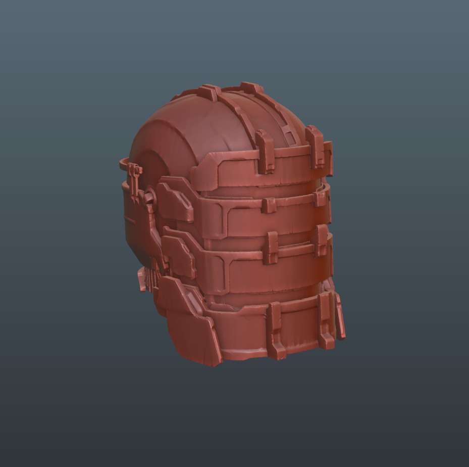 Dead Space Isaac Clarke Pose 1 Bonus Helmet and Plasma Cutter 3D print model_10