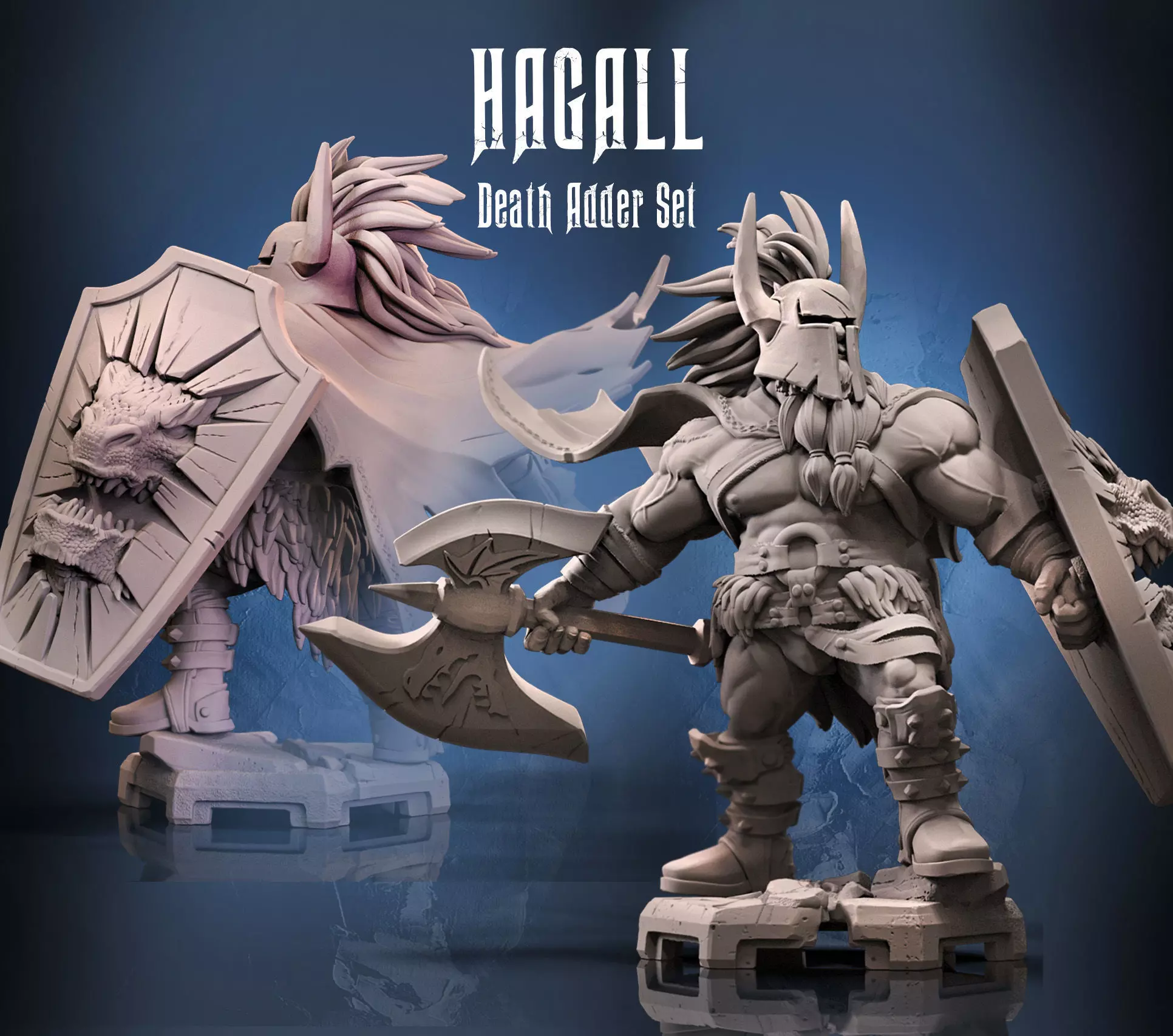 Hagall - Adder set 3D print model