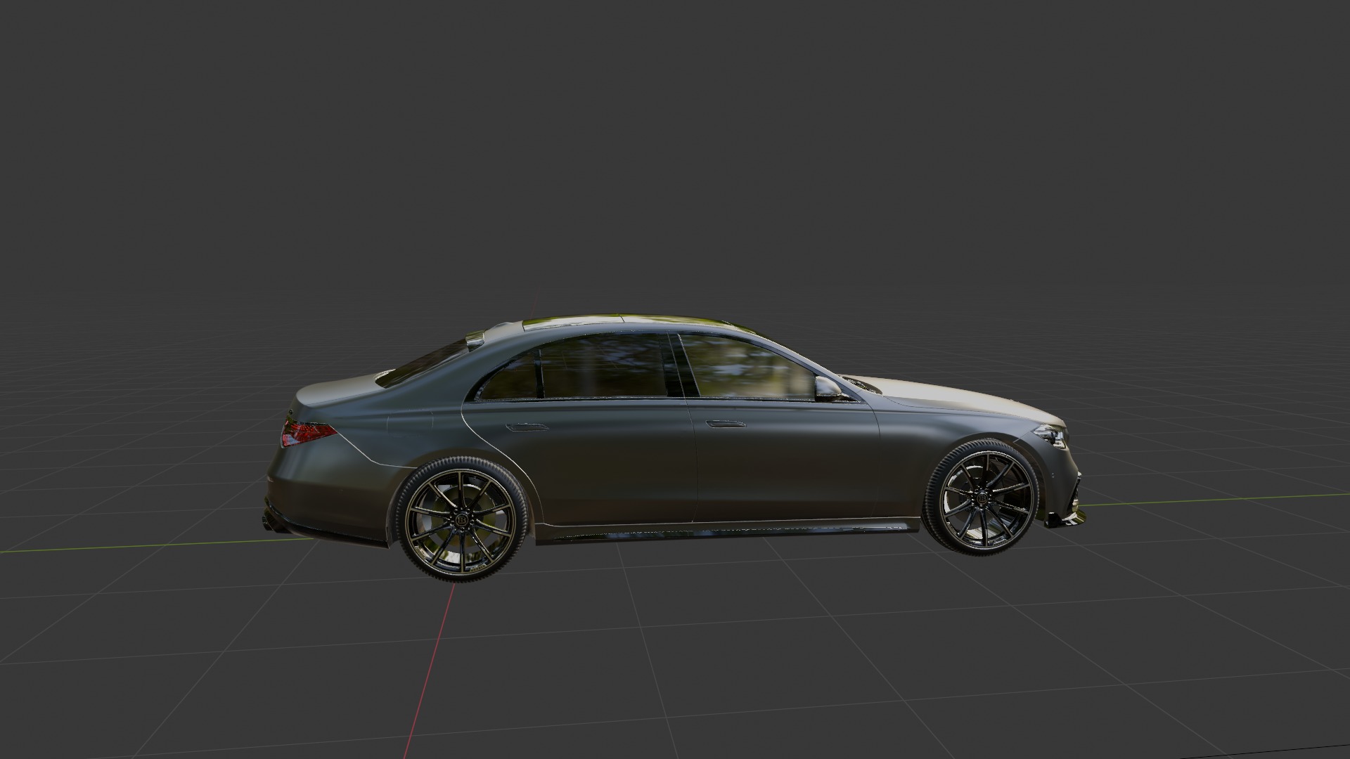 Realistic Rigged Brabus Car Detailed and Animation Ready 3D model_6