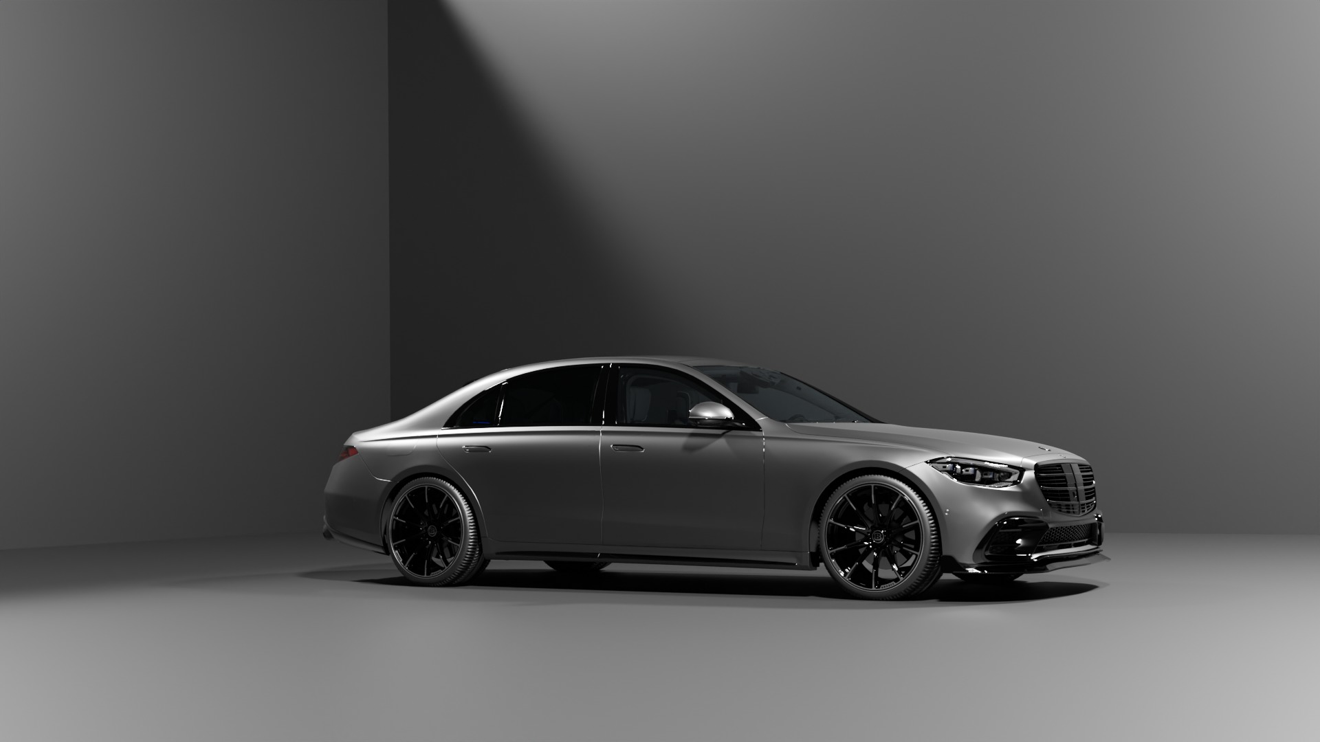 Realistic Rigged Brabus Car Detailed and Animation Ready 3D model_2