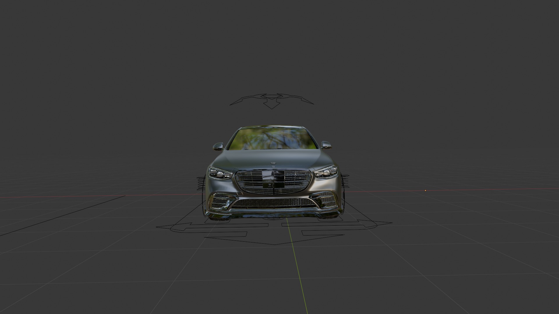 Realistic Rigged Brabus Car Detailed and Animation Ready 3D model_14