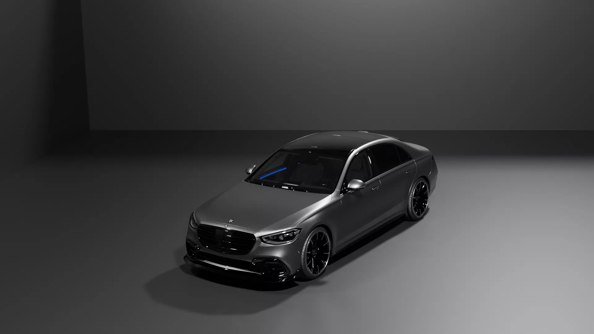 Realistic Rigged Brabus Car Detailed and Animation Ready 3D model_0