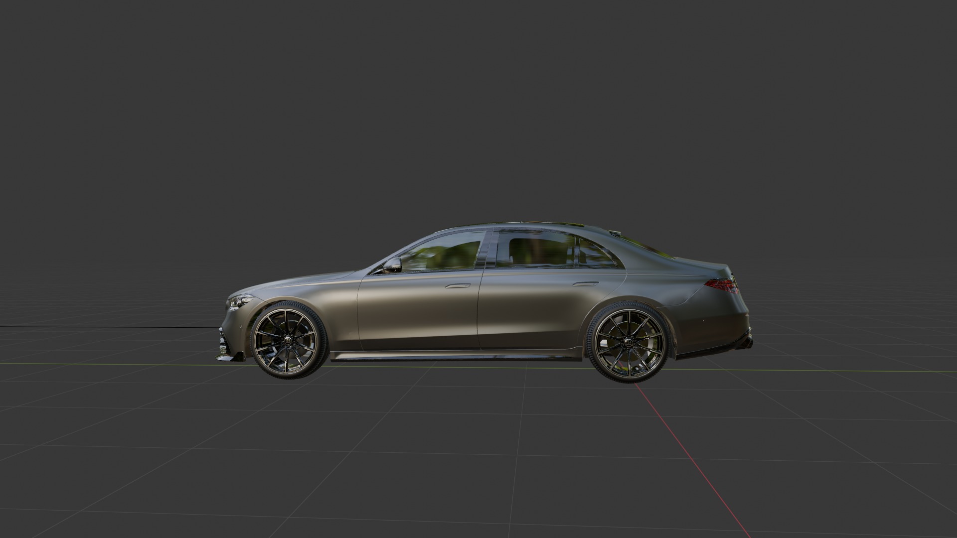 Realistic Rigged Brabus Car Detailed and Animation Ready 3D model_4