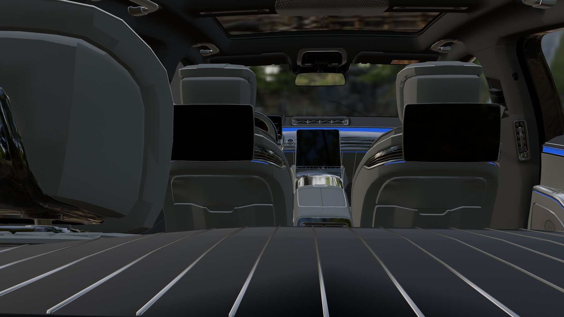 Realistic Rigged Brabus Car Detailed and Animation Ready 3D model_9