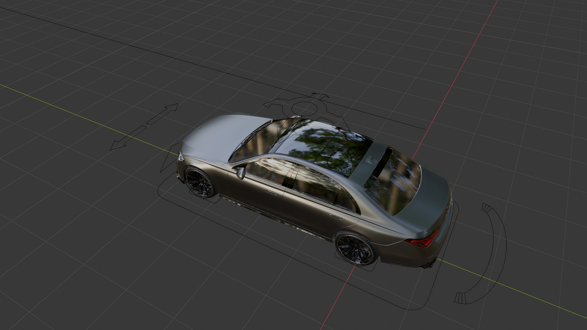 Realistic Rigged Brabus Car Detailed and Animation Ready 3D model_15