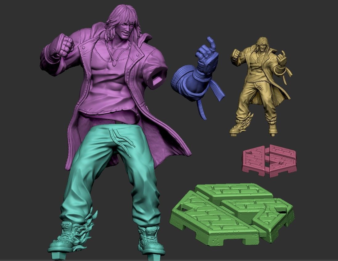 Ken Masters 3D print model_2