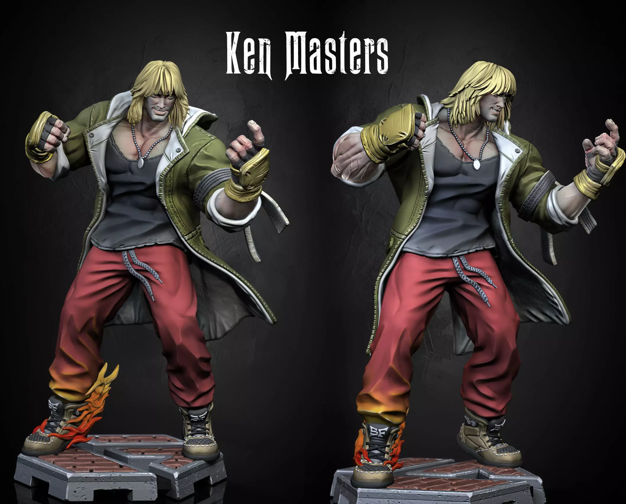 Ken Masters 3D print model_0