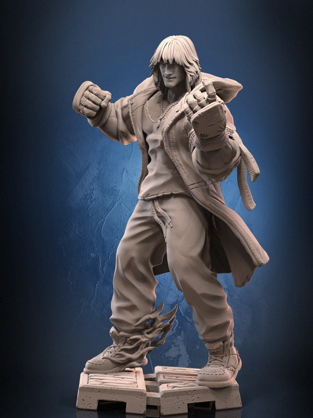 Ken Masters 3D print model_5