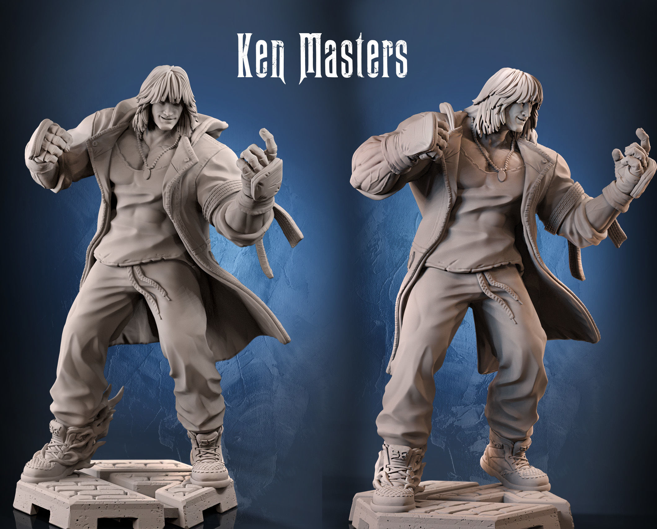 Ken Masters 3D print model_1