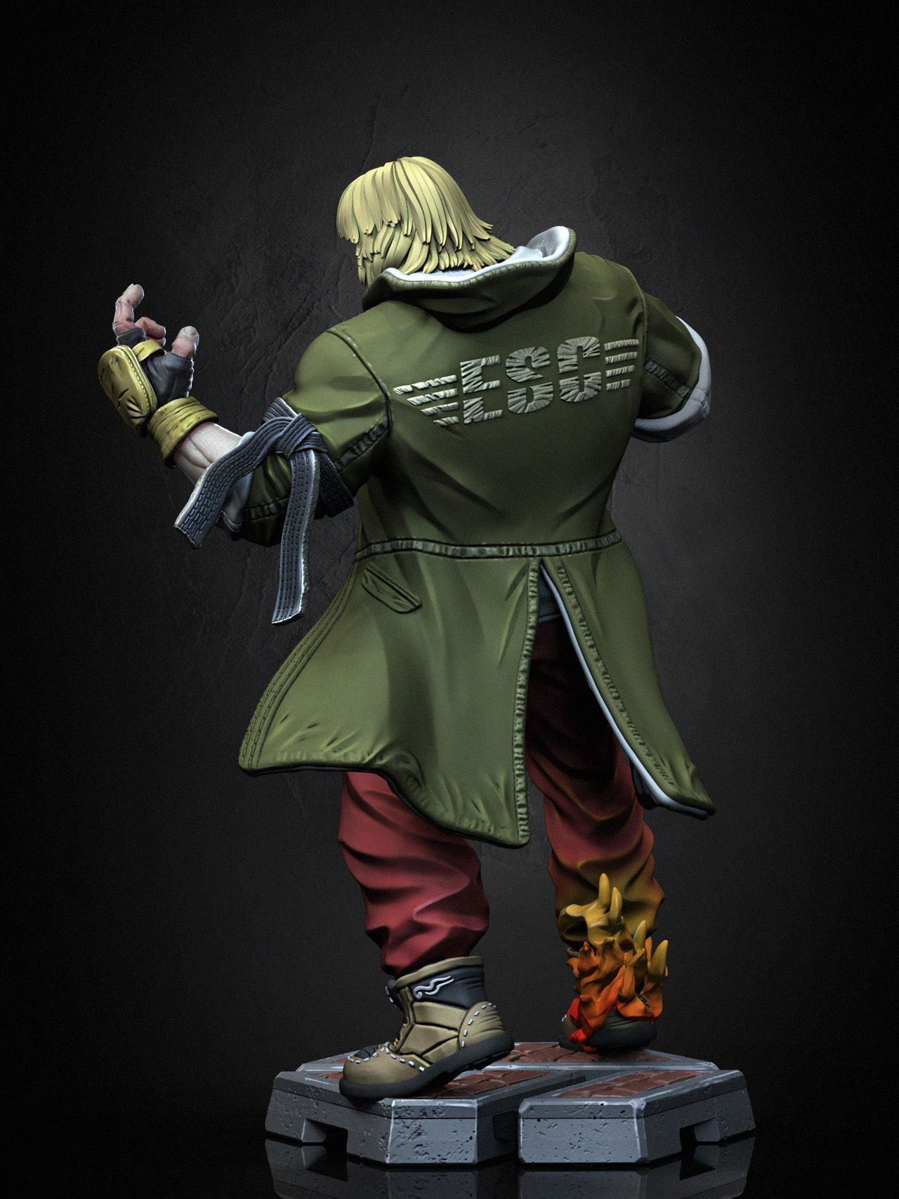 Ken Masters 3D print model_10