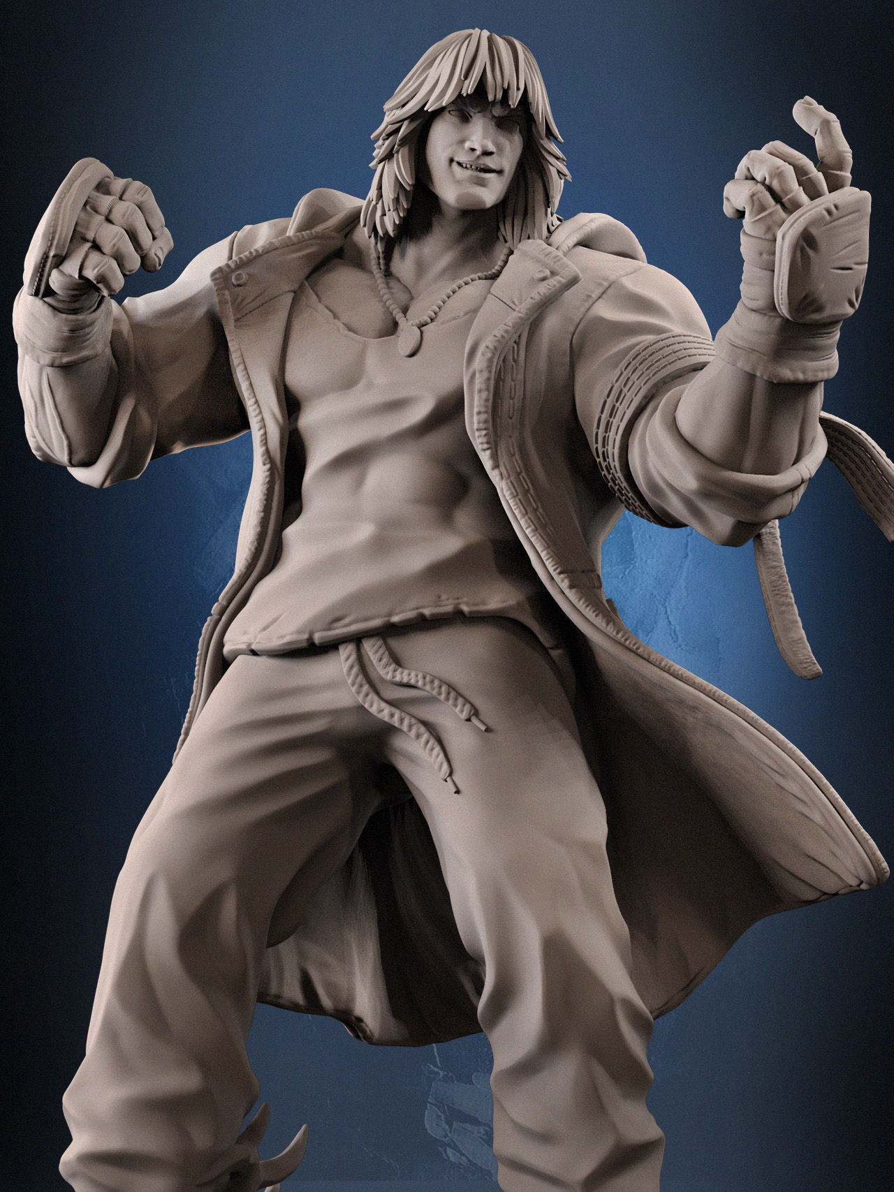 Ken Masters 3D print model_13