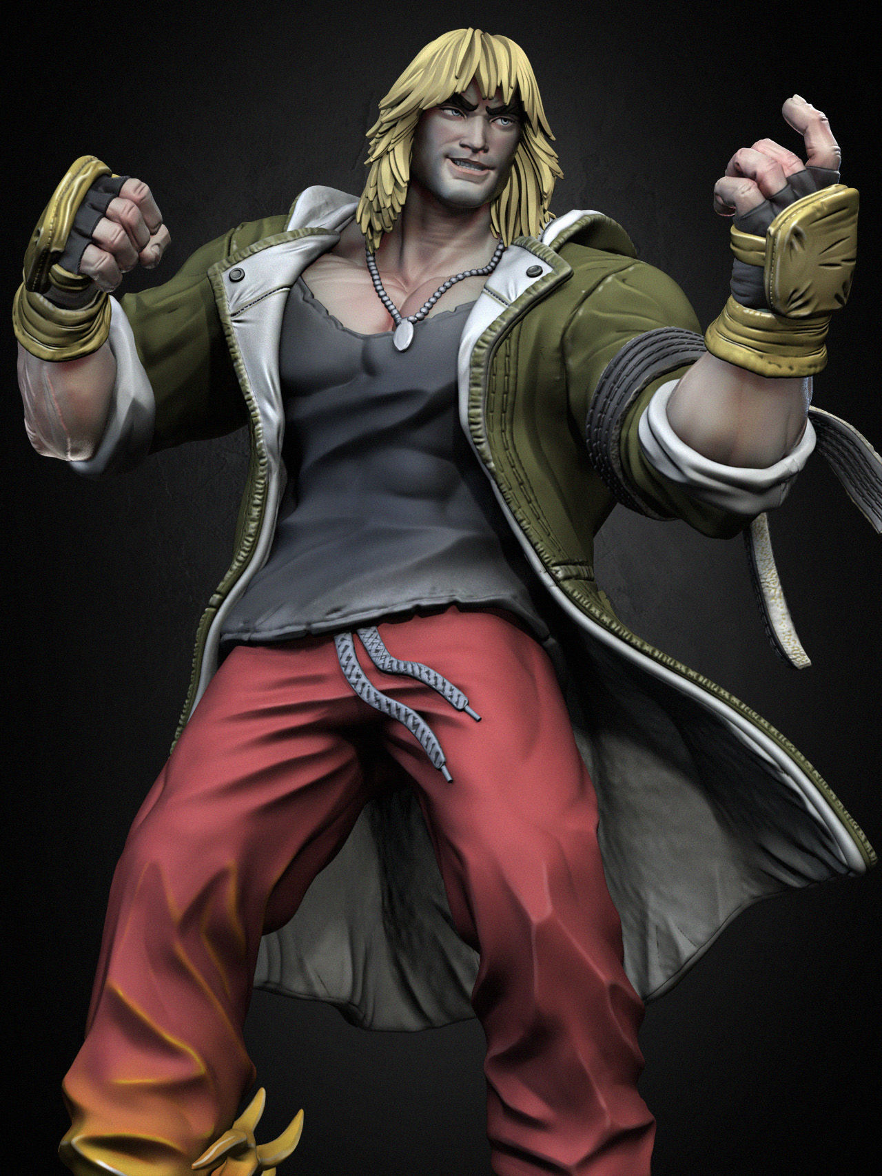 Ken Masters 3D print model_20