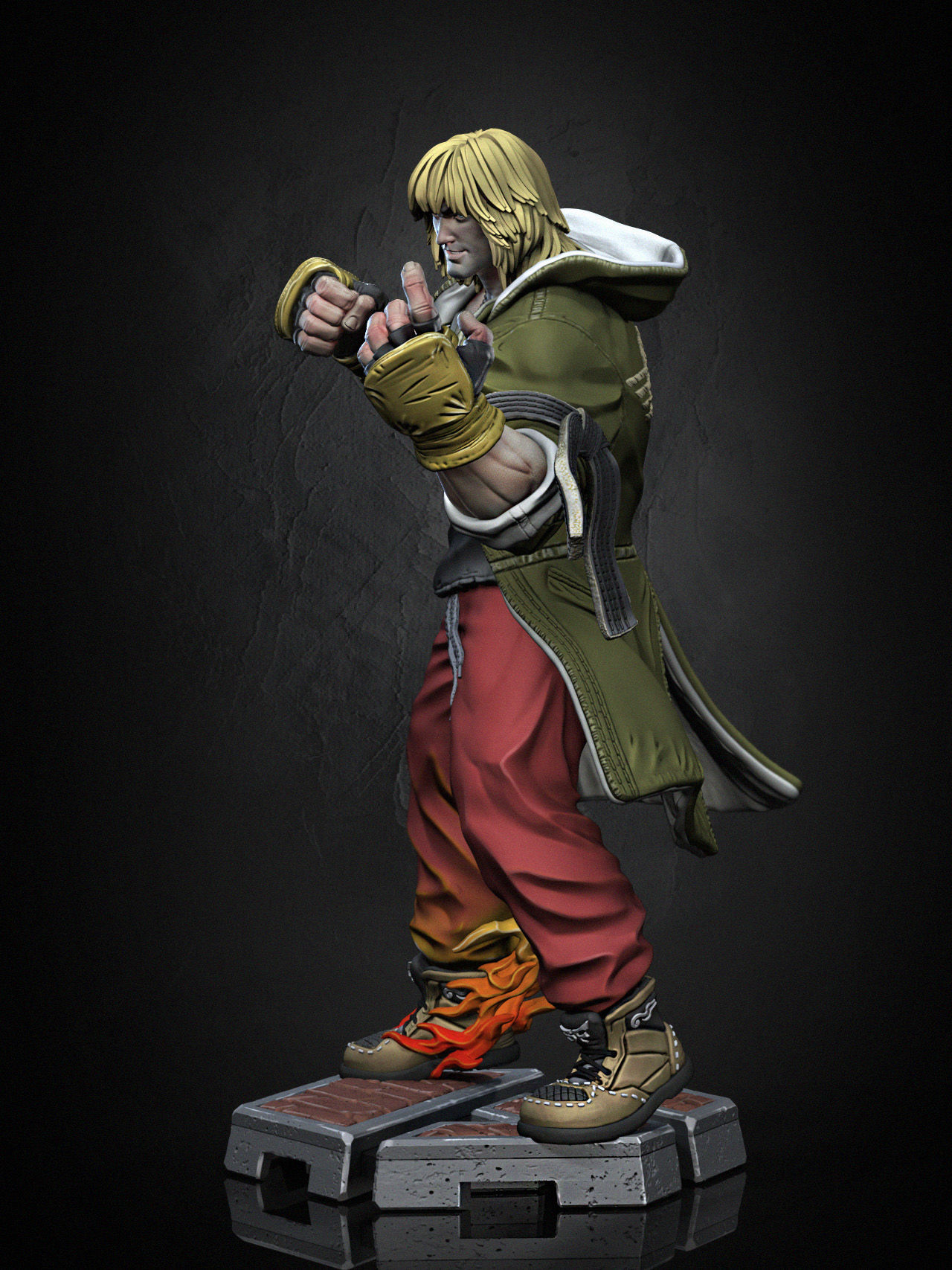 Ken Masters 3D print model_7