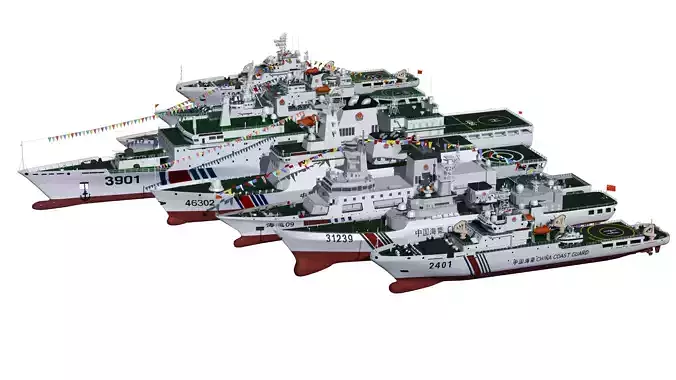 China Coast Guard Ship Package Download Law Enforcement Ship