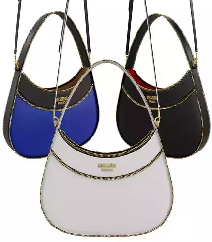 Moschino Rider CalfSkin Hobo Bag