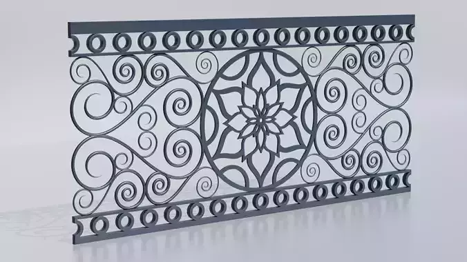 Iron fence model