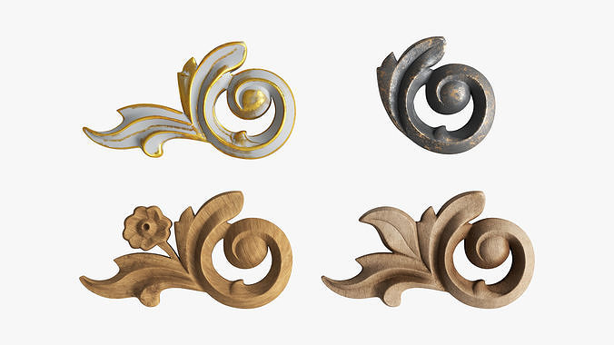 Appliques 01 P1 3D model