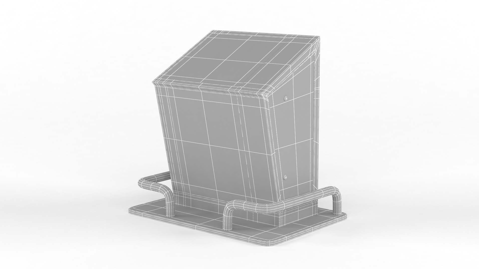 Electronic Kiosk Collection 3D model_13