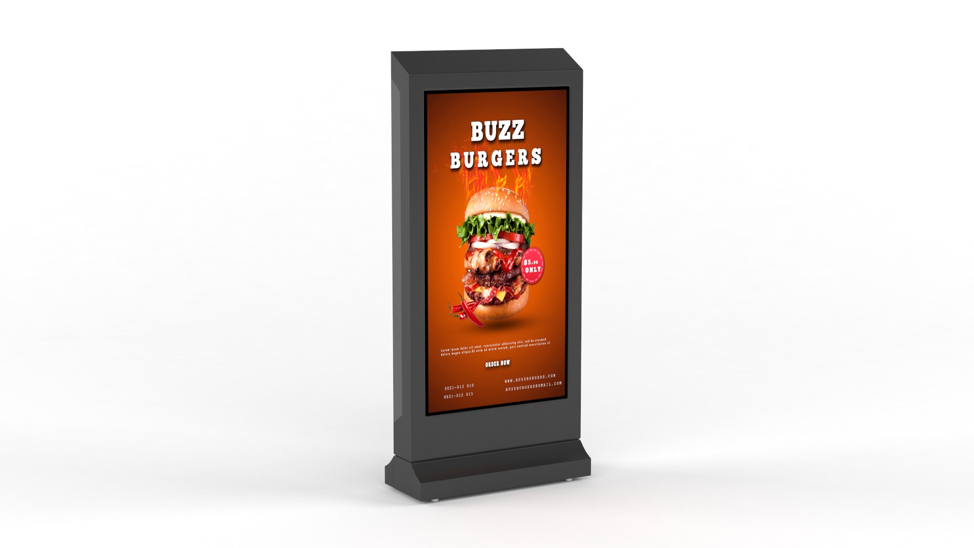 Electronic Kiosk Collection 3D model_5