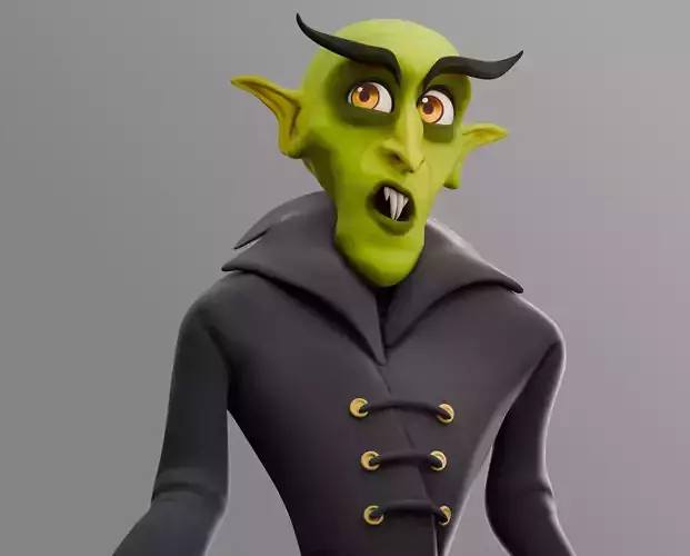 Nosferatu Dracula 3D model