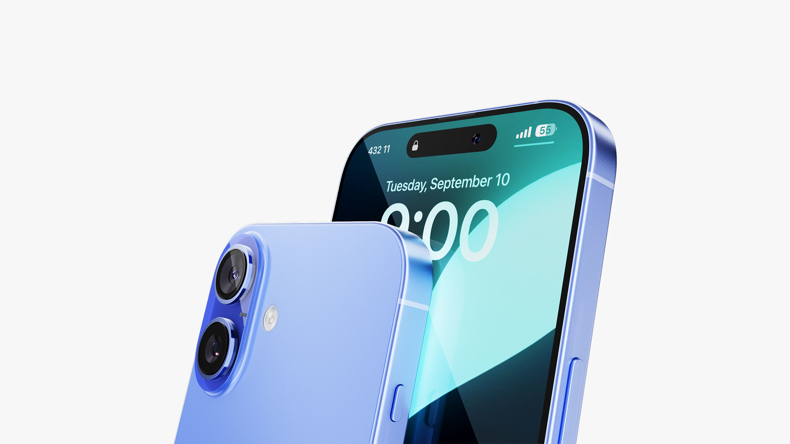 Apple iPhone 16 Ultramarine 3D model_13