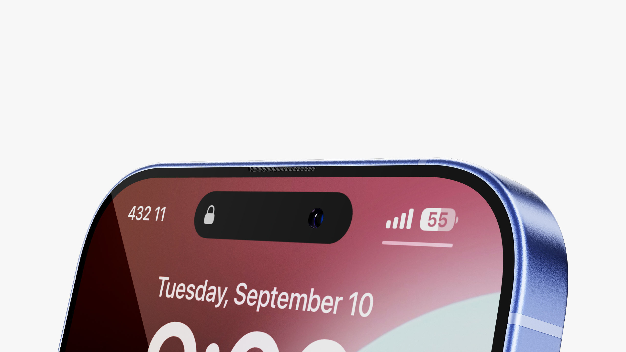 Apple iPhone 16 Ultramarine 3D model_11