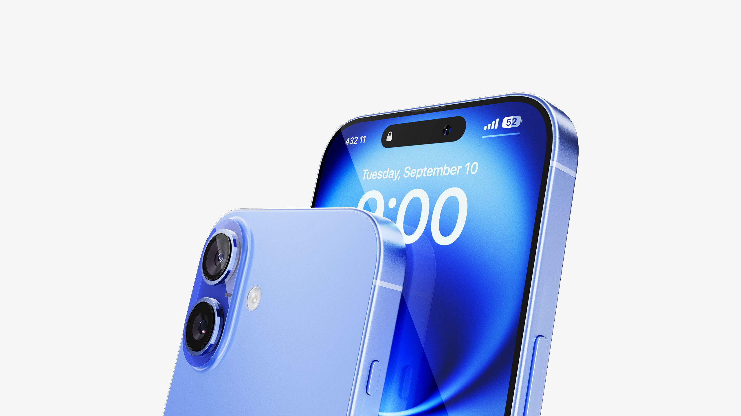 Apple iPhone 16 Ultramarine 3D model_5