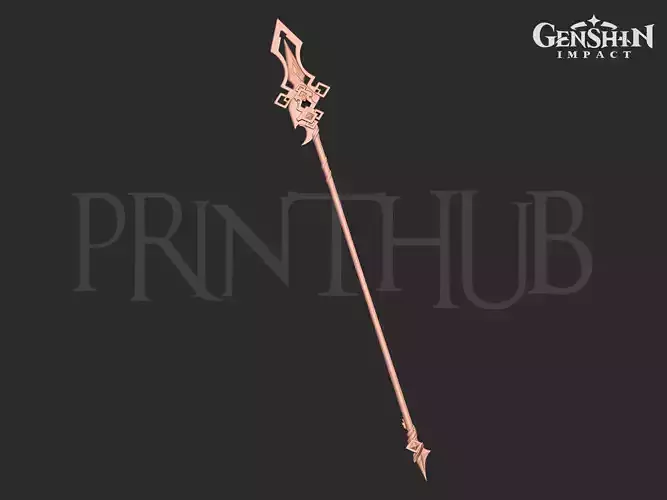 Zhongli Vortex Vanquisher - Genshin Impact  3D print model