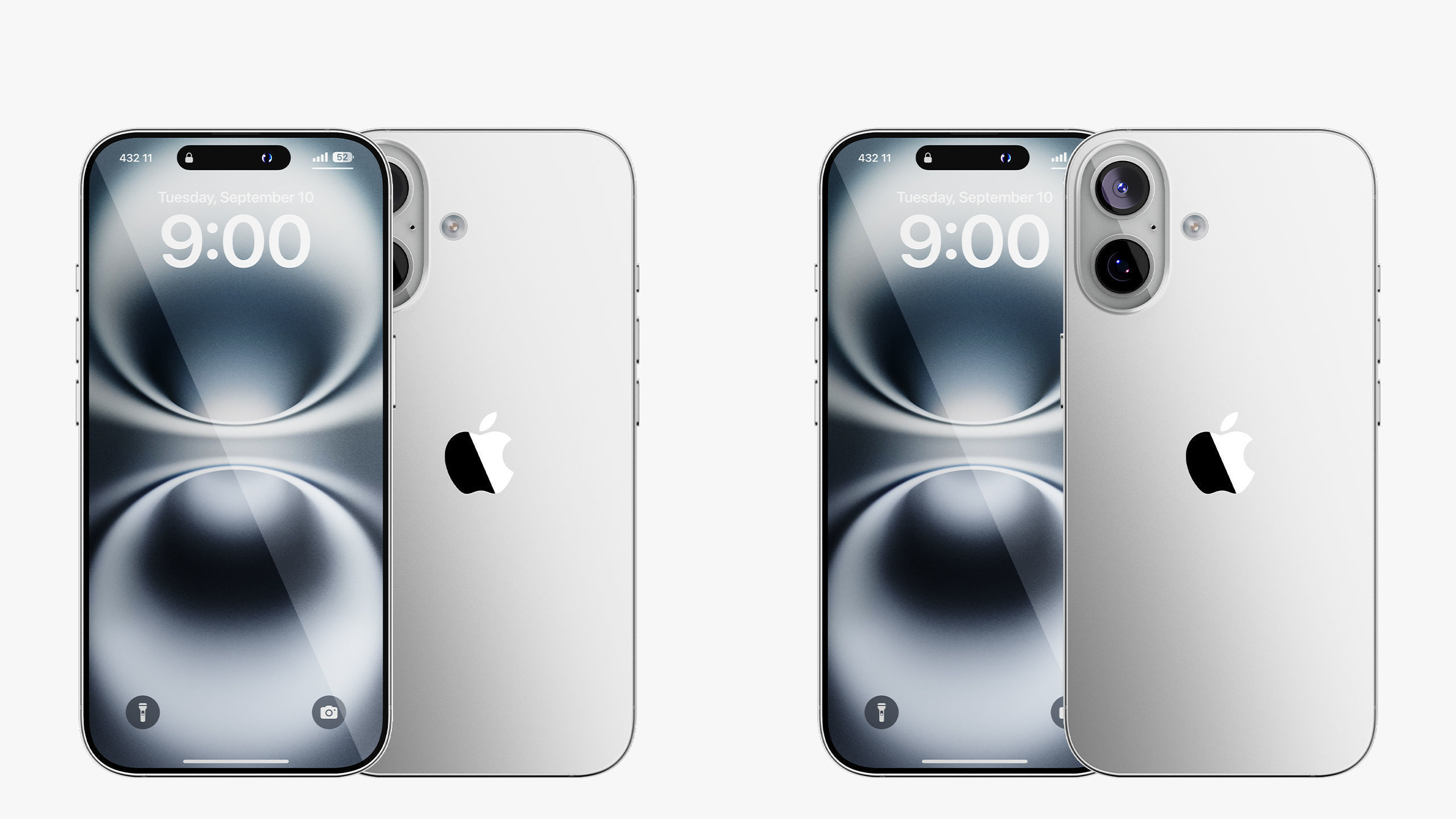 Apple iPhone 16 White 3D model_2