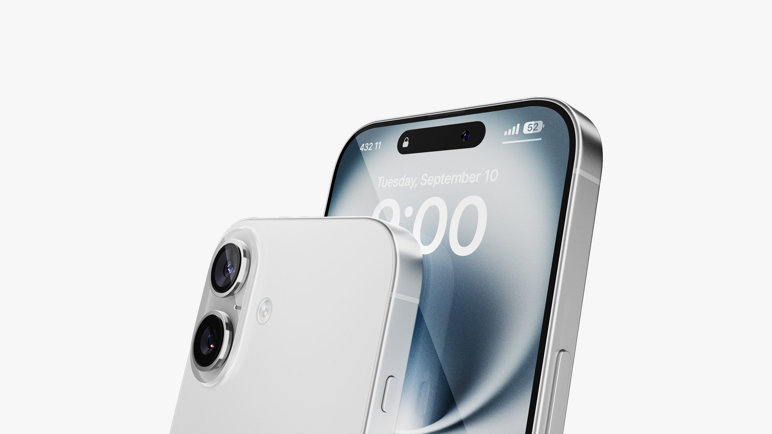 Apple iPhone 16 White 3D model_5