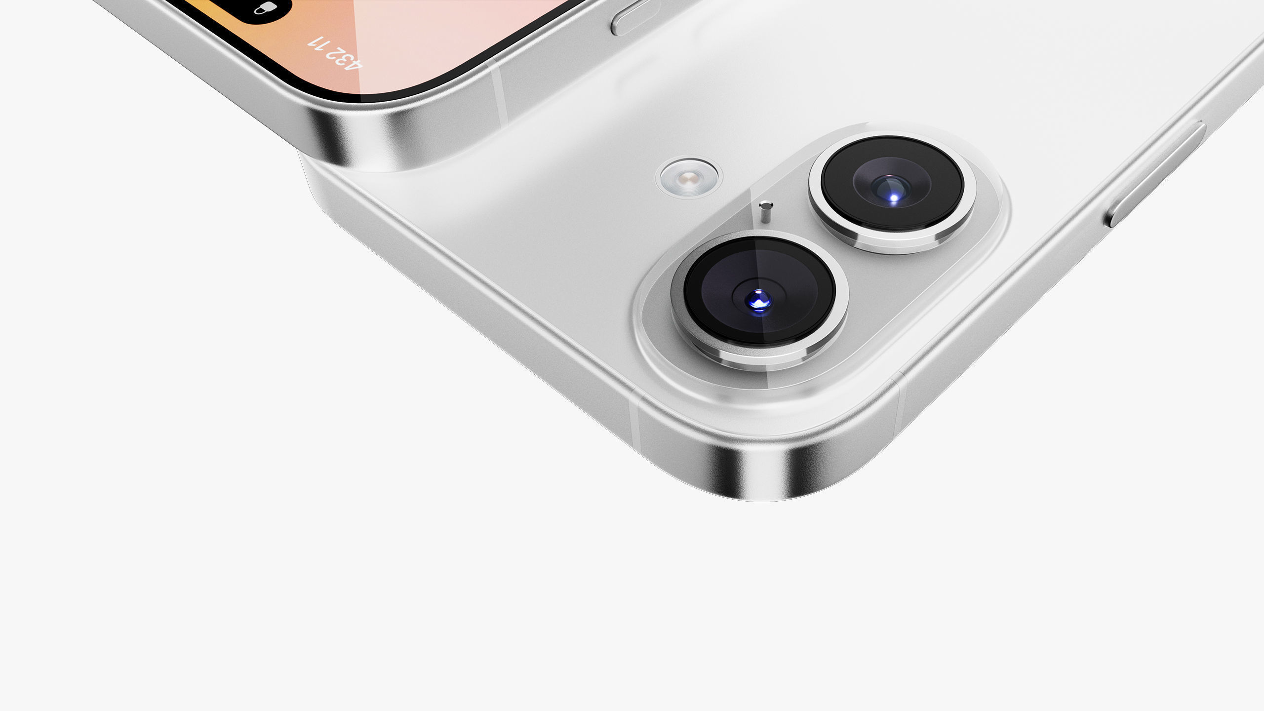 Apple iPhone 16 White 3D model_14