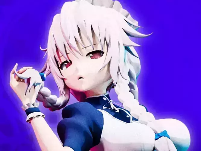 Highschool DxD - Grayfia Lucifuge MMD Model