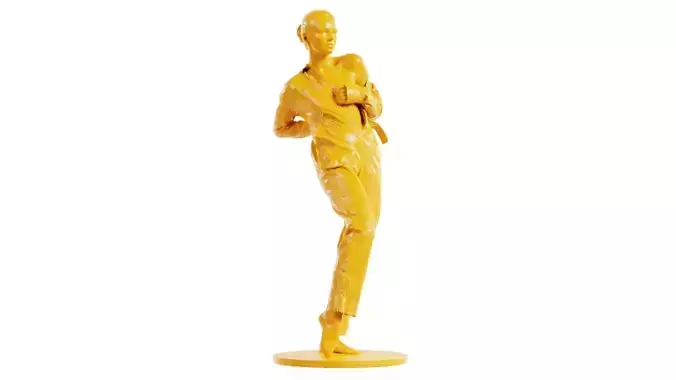 Woman Wearing Jeans Salopet 15