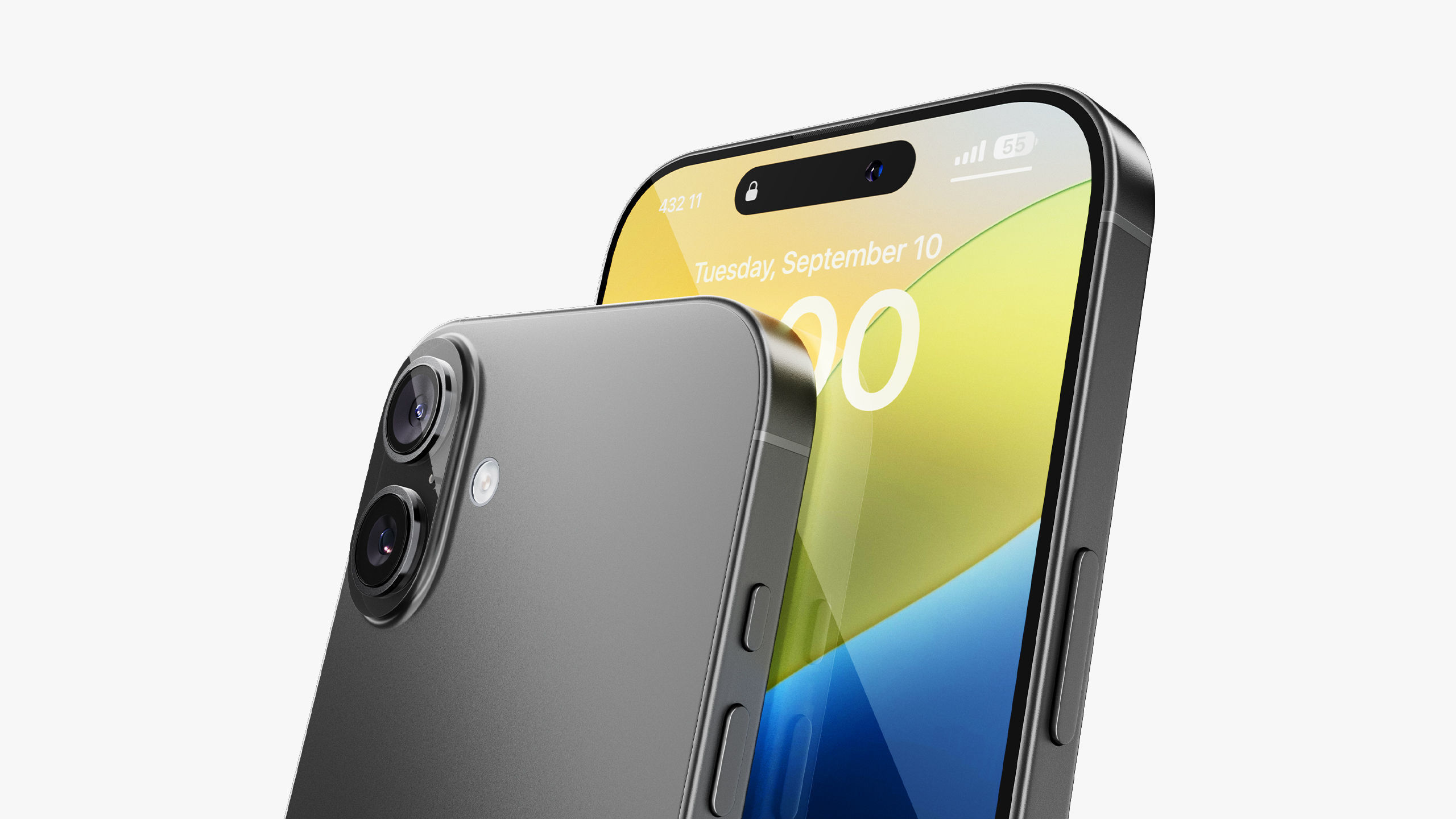 Apple iPhone 16 Plus Black 3D model_13