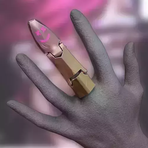 Jinx arcane mechanical cyber finger 3D print model